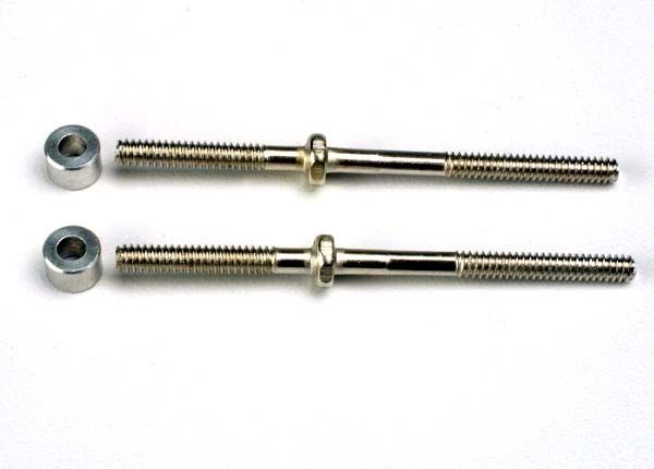1937 - Traxxas Turnbuckles (54mm) (2) / 3x6x4mm aluminum spacers (rear camber links)
