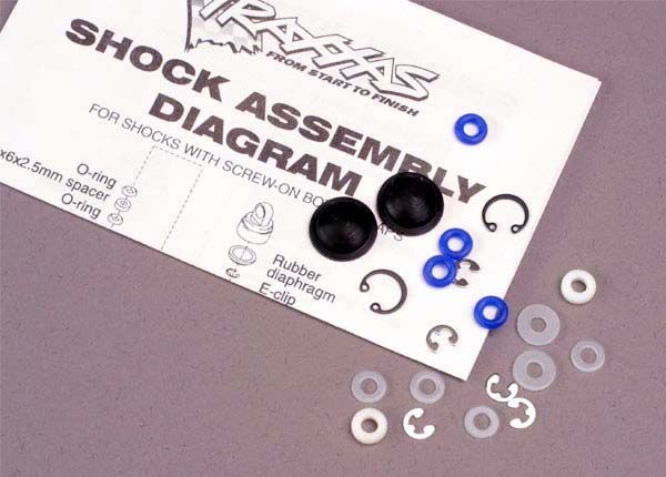 2362 Traxxas Black Shock Rebuild Kit