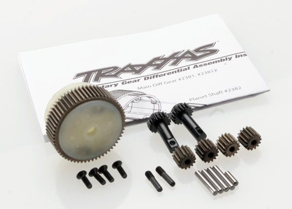 2388X Traxxas Planetary Gear Differential With Steel Ring Gear (Complete) (Fits Bandit, Stampede, Rustler)