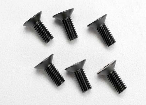 2535 - Screws, 4x10mm countersunk machine (hex drive) (6)