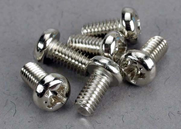 2558  SCREWS , 3x6mm Roundhead Machine