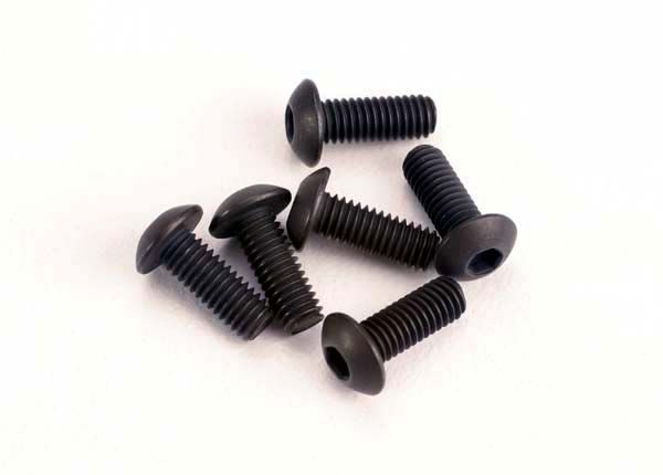 2576 - Screws, 3x8mm button-head machine (hex drive) (6)