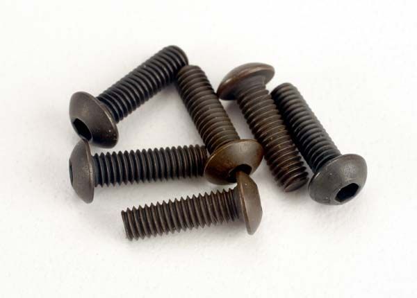 2577 - Screws, 3x10mm button-head machine (hex drive) (6)