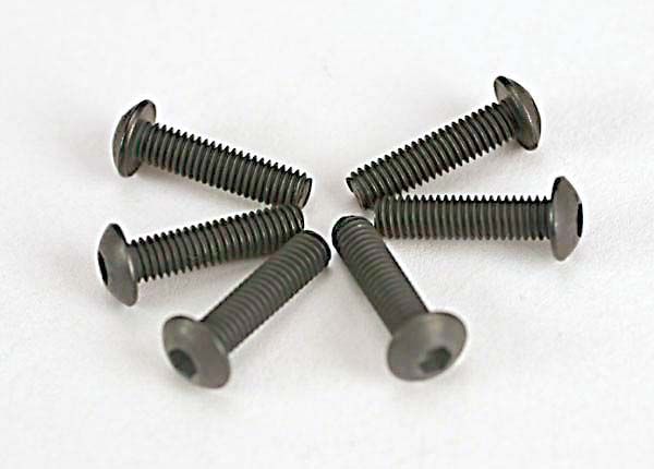 2578 - Screws, 3x12mm button-head machine (hex drive) (6)