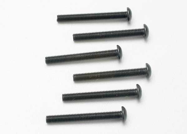 2581 - Screws, 3x25mm button-head machine (hex drive) (6)