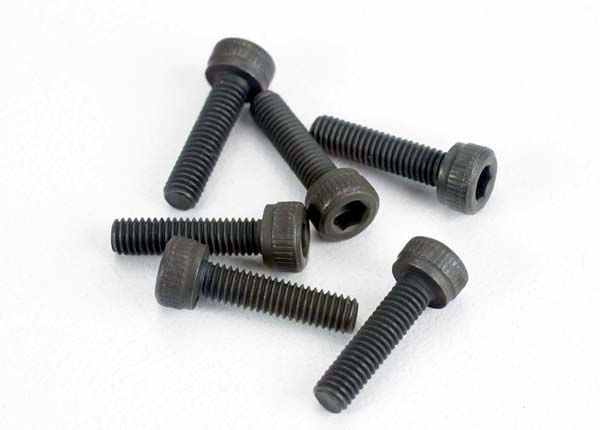 2584 - Head screws, 3x12mm cap-head machine (hex drive) (6) (TRX 2.5, 2.5R, 3.3)