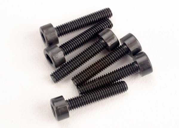 2586 Traxxas - Head screws, 3x15mm cap-head machine (hex drive) (6) (TRX 2.5)