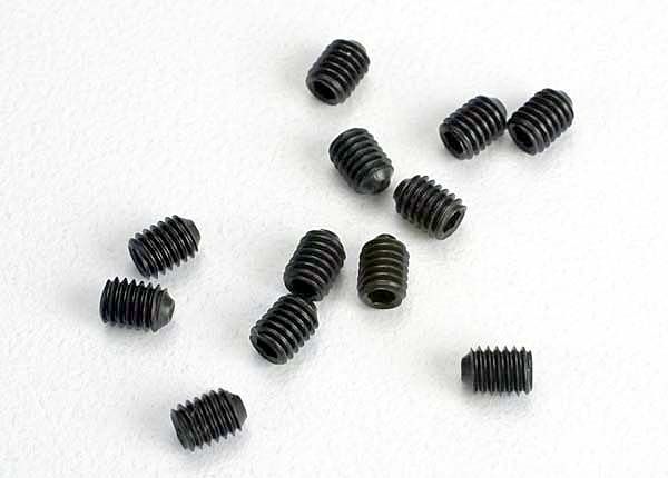 2743 -Traxxas Set (grub) screws, 3mm hardened (12)