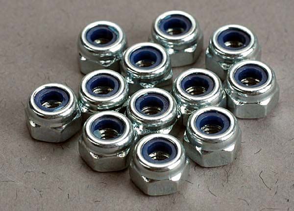 2745 -Traxxas Nuts, 3mm nylon locking (12)