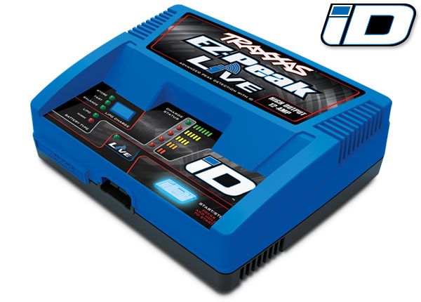 2971 - Traxxas Fast Charger, EZ-Peak Live, 12A,100W, NiMH/LiPo w/ iD Auto Battery Identification