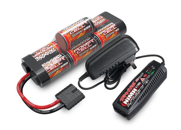 2984 - Traxxas Charger Completer Pack w/ 3000mAh 8.4V 7 Cell NiMh Hump Battery