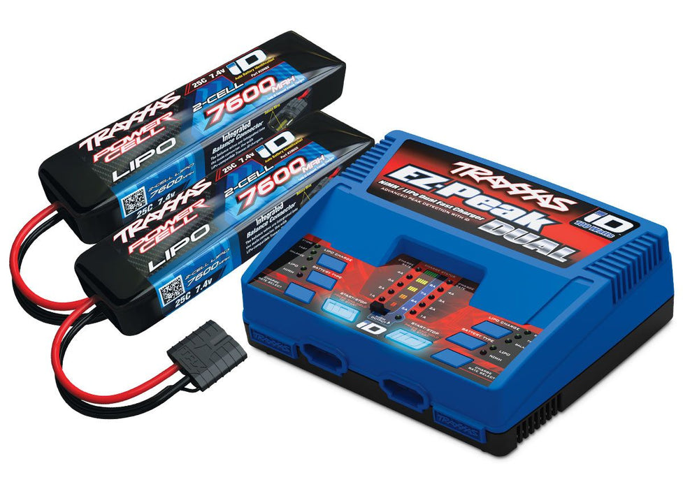 2991 - Traxxas Battery/Charger Completer Pack - Includes 2869X Batteries / 2972 Dual-Charger