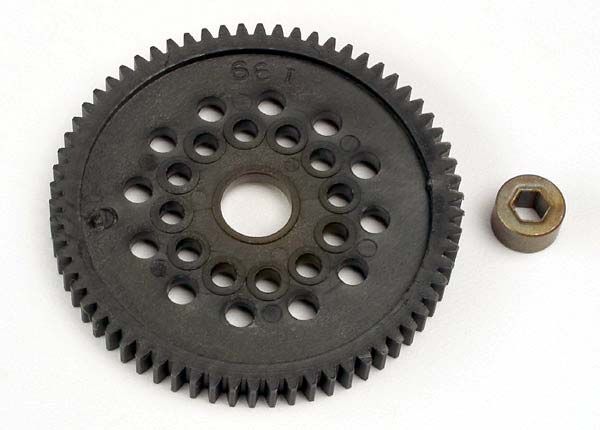 3166 Traxxas Spur gear (66-Tooth) (32-Pitch) w/bushing