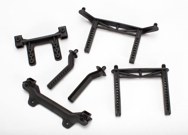 3619 - Body mounts, front & rear/ body mount posts, front & rear (adjustable)/ 2.5x18mm screw pins (4)
