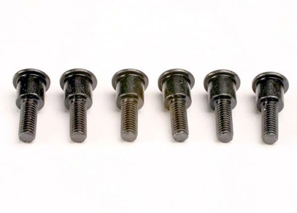 3642 - Traxxas Attachment screws, shock (3x12mm shoulder screws) (6)