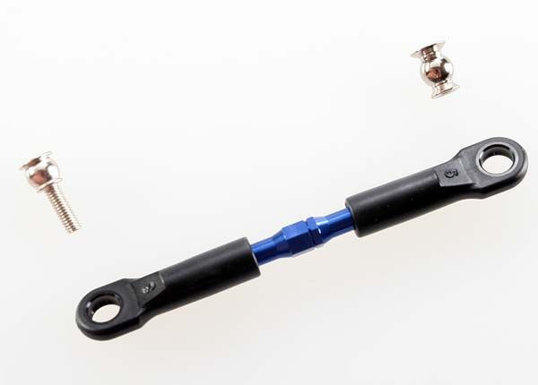 3737A - Traxxas Turnbuckle Aluminum (blue-anodized), front, 39mm