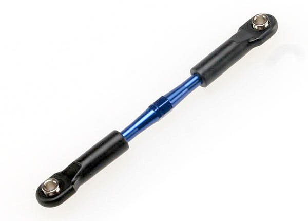 3738A - Traxxas Turnbuckle, aluminum (blue-anodized), camber link, rear, 49mm (1) (assembled w/ rod ends)