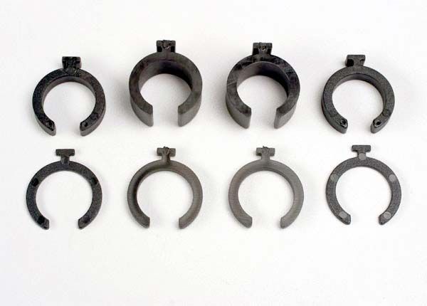 3769 Traxxas Spring pre-load spacers: 1mm (4)/ 2mm (2)/ 4mm (2)/ 8mm (2)