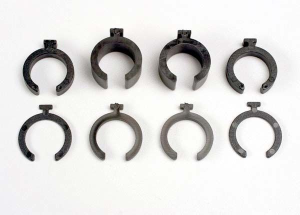 3769 Traxxas Spring pre-load spacers: 1mm (4)/ 2mm (2)/ 4mm (2)/ 8mm (2)