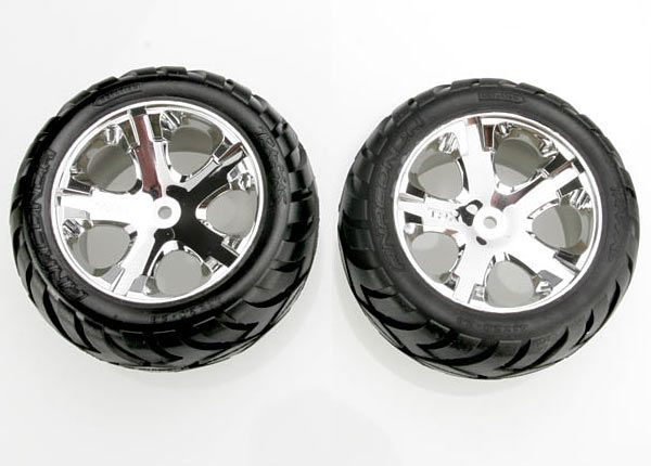 3773 Traxxas - Anaconda Chrome Tires & Wheels