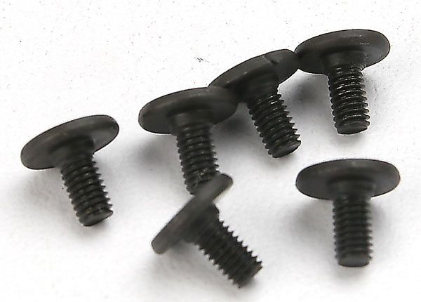 3932 Traxxas Screws, 3x6mm flat head machine hex drive