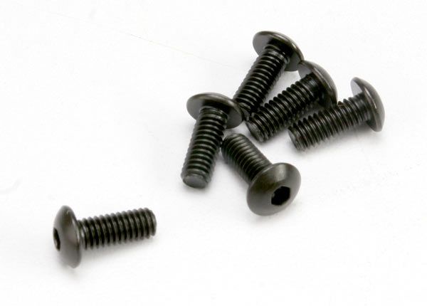 3936 - Traxxas Screws, 4x10mm button-head machine (hex drive) (6)