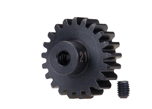 3951X - Gear, 21-T pinion (32-p), heavy duty (machined, hardened steel) / set screw