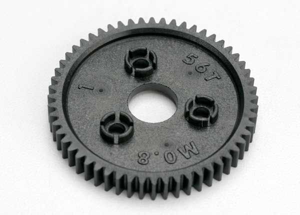 3957 - Spur gear, 56-tooth (0.8 metric pitch, compatible with 32-pitch)