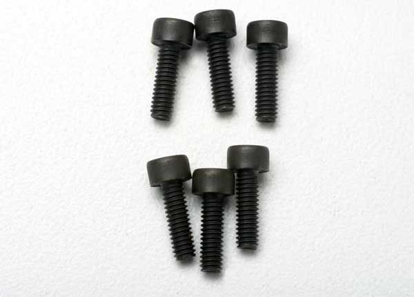 3965 - Traxxas Screws, 2.5x8mm cap-head machine (6)