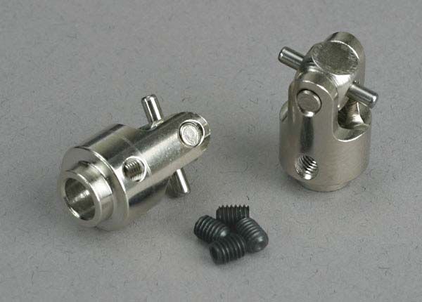 4628X - Traxxas Differential output yokes, hardened steel (w/ U-joints) (2)