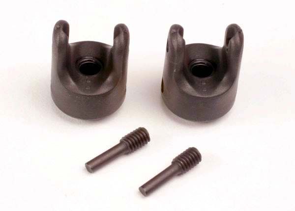 4928X - Traxxas Differential output yokes (heavy duty) (2)/ set screw yoke pins, M4/10 (2)