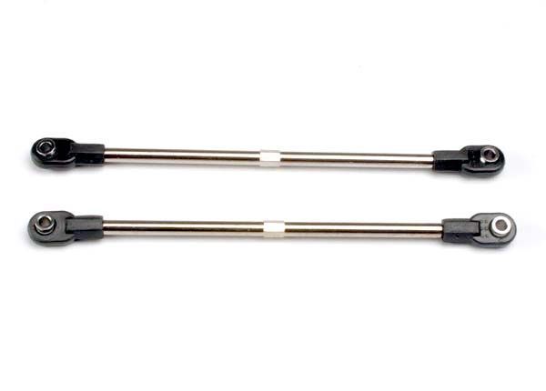 5138 - Traxxas Turnbuckles, 106mm (front tie rods) (2) includes installed rod ends and hollow ball connectors)