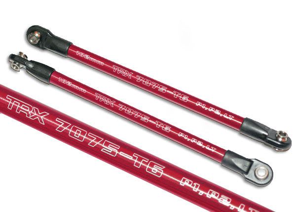 5318X - Traxxas Push rod (aluminum) (assembled with rod ends) (2) (use with long travel or #5357 progressive-1 rockers)
