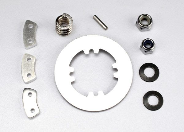 Traxxas 5352R - Rebuild kit (heavy duty), slipper clutch (steel disc/ aluminum friction pads (3)/ spring, Revo (1)/ spring, Maxx (1)/ 2x9.8mm pin/ 5x8mm MW/ 5.0mm NL (1)/ 4.0mm NL (1))