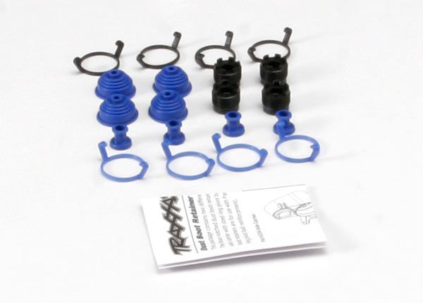 5378X Traxxas - Pivot ball caps (4) dust boots, rubber (4) dust plugs, rubber (4) dust boot retainer