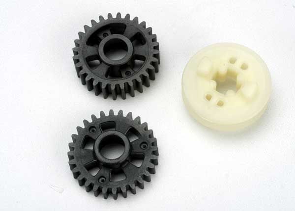 5395 Traxxas - Output gears, forward & reverse/ drive dog carrier