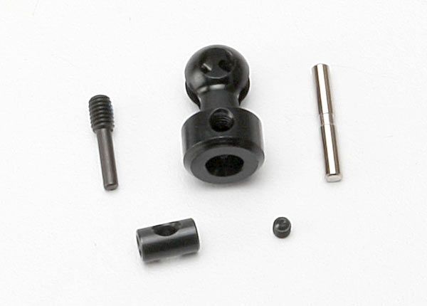 5653 - Traxxas Differential CV output drive (machined steel) (1)/ screw pin (with threadlock) (1)/ cross pin (1)/ drive pin (1)