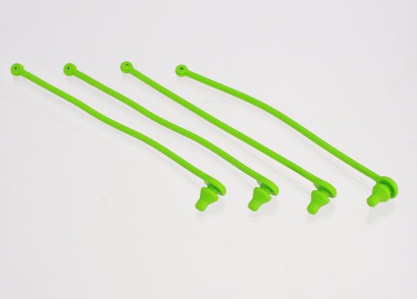5753 - Traxxas Body clip retainer, green (4)