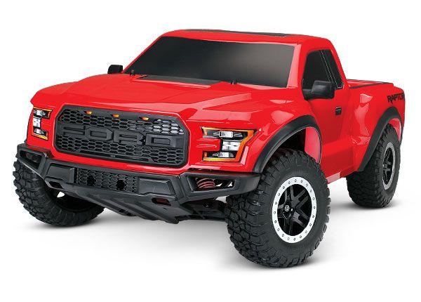 58094-1 Traxxas Ford F150 Raptor 1/10 Scale 2WD Ford F150 Raptor. Ready-To-Race® with TQ 2.4GHz radio system and XL-5 ESC (fwd/rev). Includes: 7-Cell NiMH 3000mAh Traxxas battery.