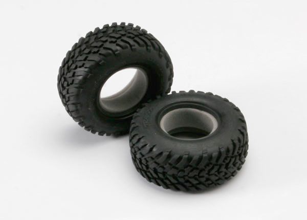 5871 Traxxas - Tires, off-road racing, SCT dual profile 4.3x1.7- 2.2/3.0' (2)/ foam inserts (2)