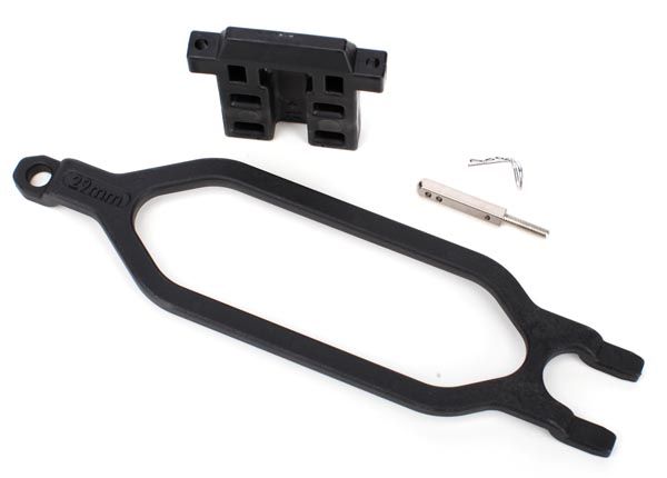 6727X - Hold down, battery/ hold down retainer/ battery post/ angled body clip