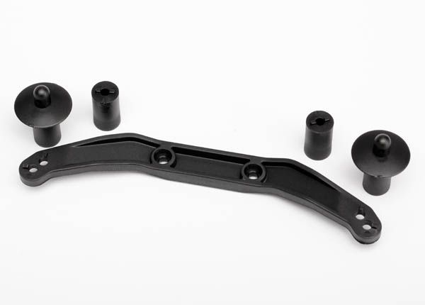 6815R - Traxxas Body mount (1)/ body mount post (2)/ body post extensions (2) (front or rear)