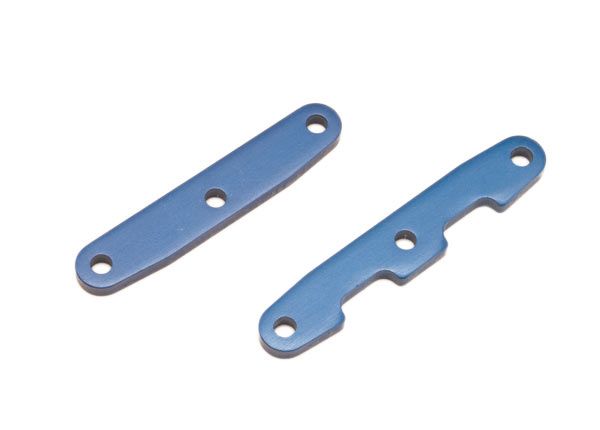 Traxxas 6823 - Bulkhead tie bars, front & rear, aluminum (blue-anodized)