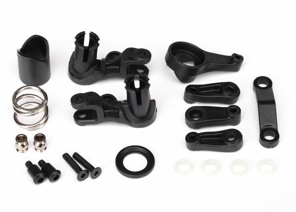 6845X Traxxas Steering bellcranks/ servo saver/ servo saver spring/ servo spring retainer/servo horn