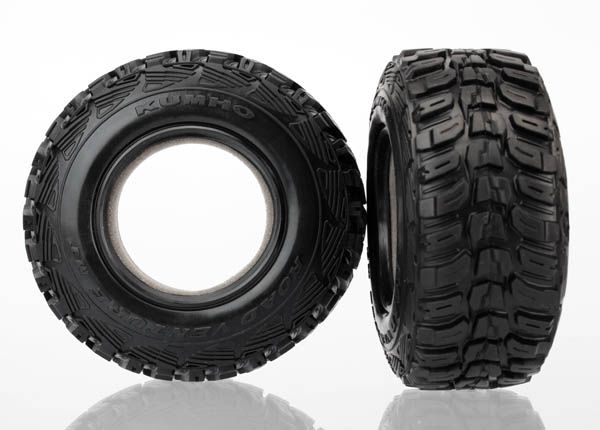 6870R - Tires, Kumho, ultra-soft (S1 off-road racing compound) (dual profile 4.3x1.7- 2.2/3.0') (2)/ foam inserts (2)