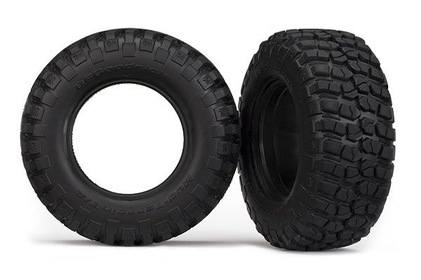 6871R - Tires, BFGoodrich® Mud-Terrain T/A® KM2 , ultra-soft (S1 off-road racing compound) (dual profile 4.3x1.7- 2.2/3.0') (2)/ foam inserts (2)