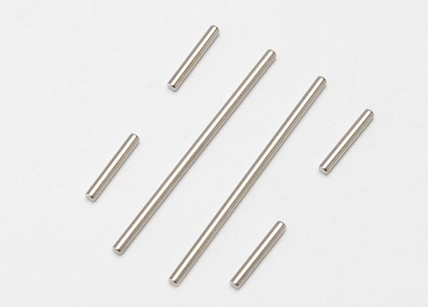 7021 Traxxas Suspension pin set (front or rear), 2x46mm (2), 2x14mm (4)