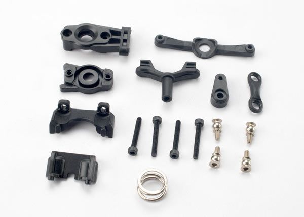 Traxxas 7043 - Steering arm (upper & lower)/ steering link/ servo horn/ servo saver