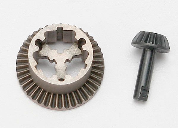 7079 Traxxas- Ring gear, differential/ pinion gear, differential