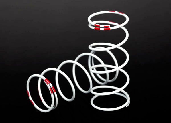 7445 Traxxas Spring Shock White (GTR Long)